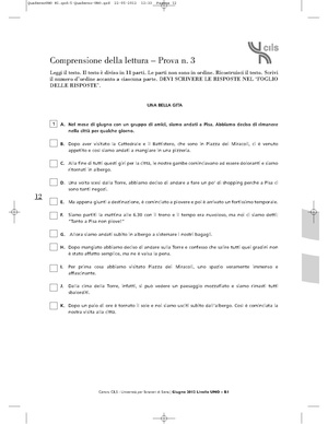 Istituto cultura italiana (NGO)/CILS certificate/prova lettura 3.pdf