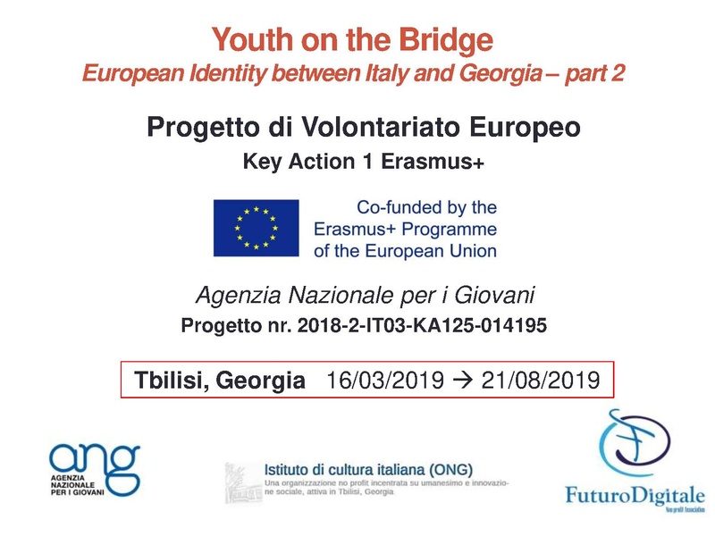 File:Istituto cultura italiana (NGO)/EVS-ESC/Infopack Youth on the Bridge Tbilisi part2.pdf